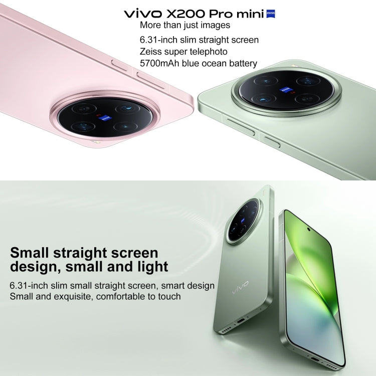 vivo X200 Pro mini, 16GB+512GB, Face ID / Screen Fingerprint Identification, 6.31 inch Android 15 Dimensity 9400 Octa Core, OTG, NFC, Network: 5G, Support Google Play, 16GB+512GB vivo X200 Pro mini, 16GB+512GB, Face ID / Screen Fingerprint Identification, 6.31 inch Android 15 Dimensity 9400 Octa Core, OTG, NFC, Network: 5G, Support Google Play, 16GB+512GB